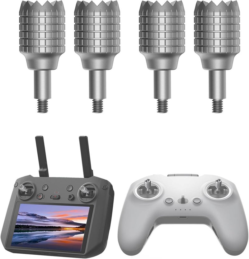 LKTOP 2 Pairs Controller Stick Replacement Joystick for DJI 𝗥𝗖 𝗣𝗿𝗼, 𝗙𝗣𝗩 𝗥𝗲𝗺𝗼𝘁𝗲 𝗖𝗼𝗻𝘁𝗿𝗼𝗹𝗹𝗲𝗿 𝟮/𝟯, Thumb Rocker for DJI Mini 3 Pro, Air 2S, Mavic 3/Pro/Classic/Cine, Avata/2, FPV - Image 1